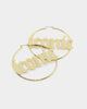 Raising Hell Women's 'Iconic' Hoop Earrings Gold