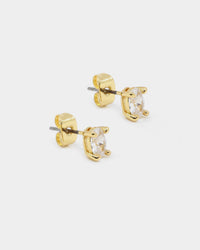 Raising Hell Women's Marquis Earrings Gold