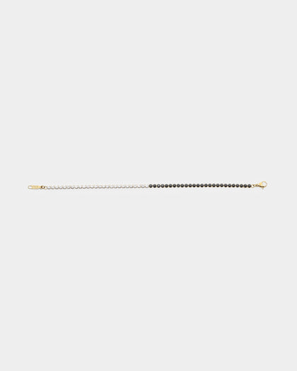 NXS 3mm Tennis Gradient Bracelet Black/White
