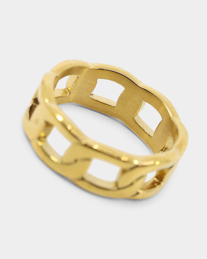 NXS Cuban Ring Gold