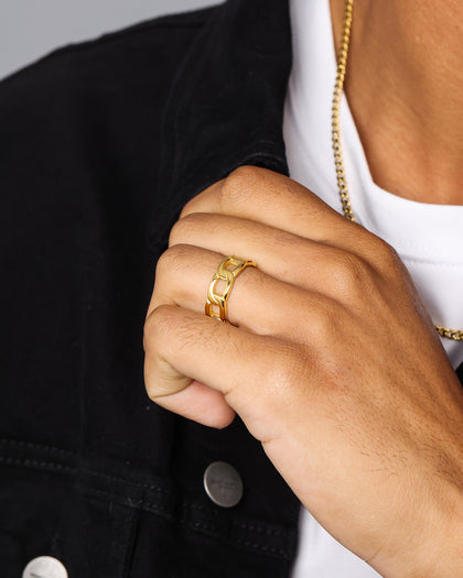 NXS Cuban Ring Gold