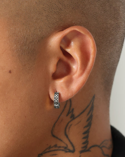 NXS Viper Earrings White Gold