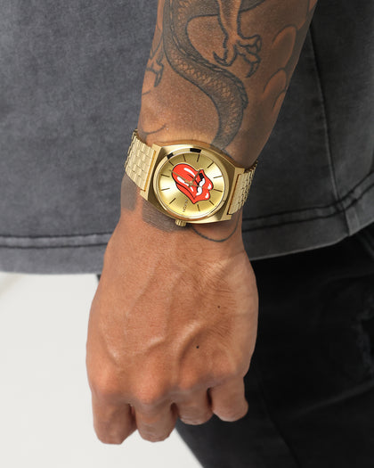 Nixon X Rolling Stones Time Teller Gold/Gold