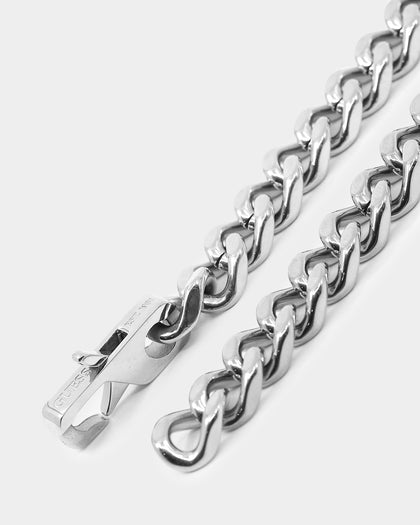 Guess Mainline 8mm Curb Chain 4DC Bracelet Steel