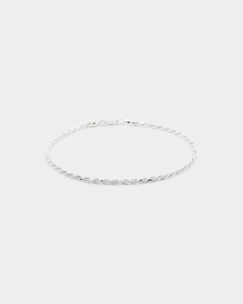 House Of Auric 2.5mm Rope Bracelet Sterling Silver