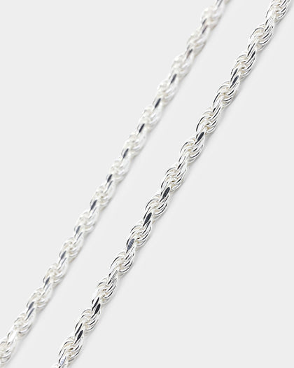 House Of Auric 2.5mm Rope Bracelet Sterling Silver