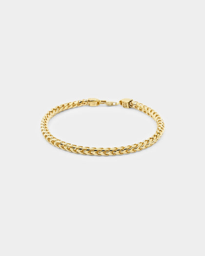 House Of Auric 3.7mm Franco Bracelet 18k Gold Vermeil