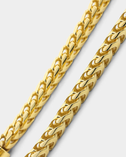 House Of Auric 3.7mm Franco Bracelet 18k Gold Vermeil