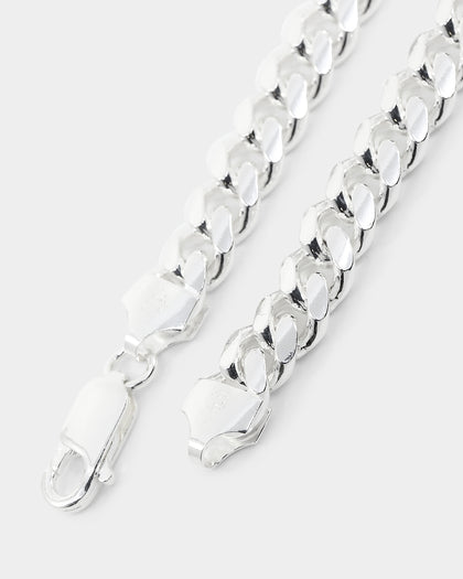 House Of Auric 7mm Cuban Bracelet Sterling Silver