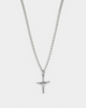 NXS Crucifix Pendant White Gold