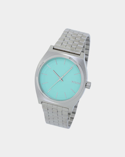 Nixon Time Teller Silver/Turquoise