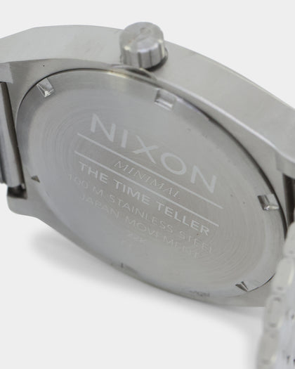 Nixon Time Teller Silver/Turquoise
