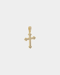NXS Crusaders Pendant Iced Gold