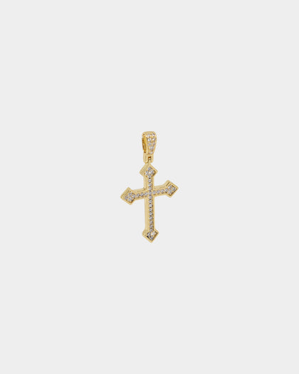 NXS Crusaders Pendant Iced Gold