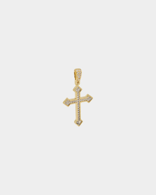NXS Crusaders Pendant Iced Gold