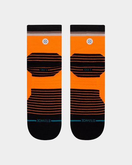 Stance Maxed Quarter Socks Neon Orange
