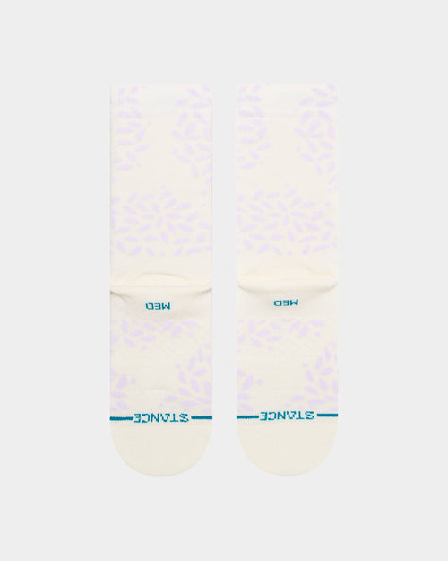 Stance Women's Round About Crew Socks Off White