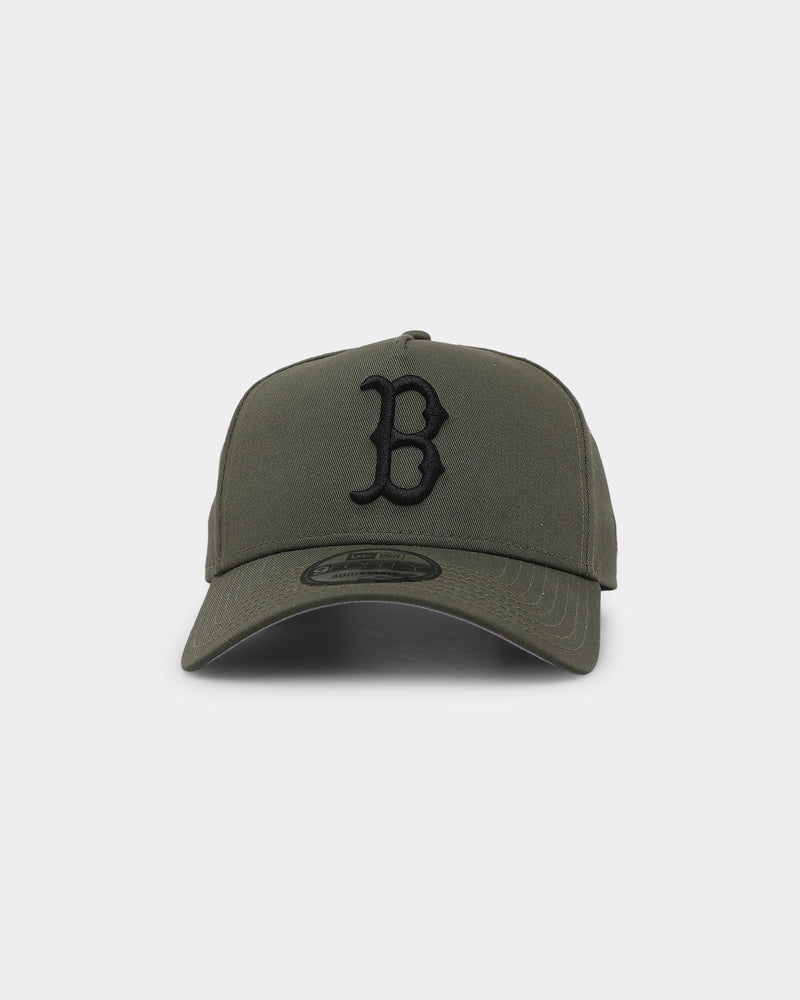 New Era Boston Red Sox 9FORTY A-Frame Snapback Olive