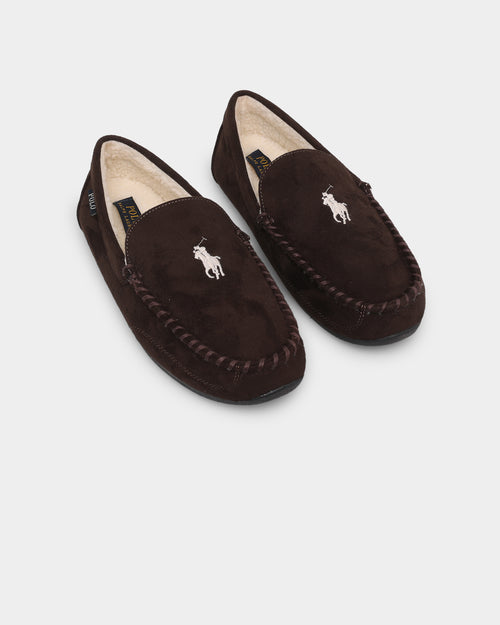 Polo Ralph Lauren Declan Slippers Chocolate/Cream