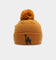 New Era Los Angeles Dodgers Pom Knit Beanie Wheat