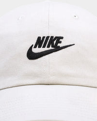 Nike Sportswear Heritage86 Futura Washed Strapback Light Bone/White