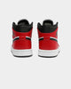 Jordan Men's Air Jordan 1 Mid ' Chicago Black Toe' Black/Black/Red