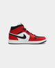 Jordan Men's Air Jordan 1 Mid ' Chicago Black Toe' Black/Black/Red