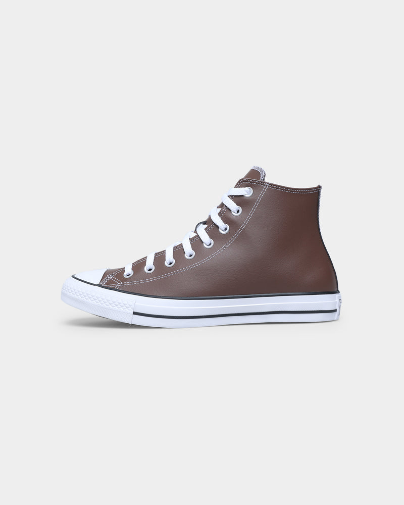 Converse Chuck Taylor All Star Faux Leather High Top Brazil Nut/White