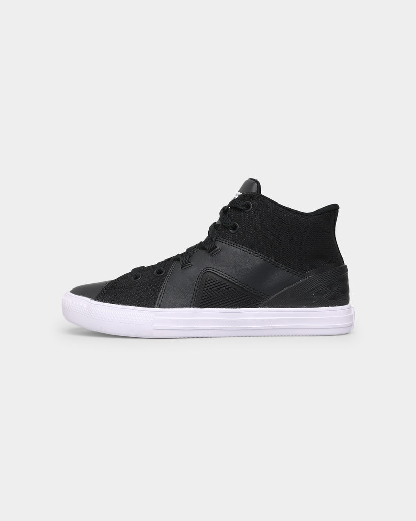Converse Chuck Taylor All Star Flux Ultra Mid Black/Black/White ...