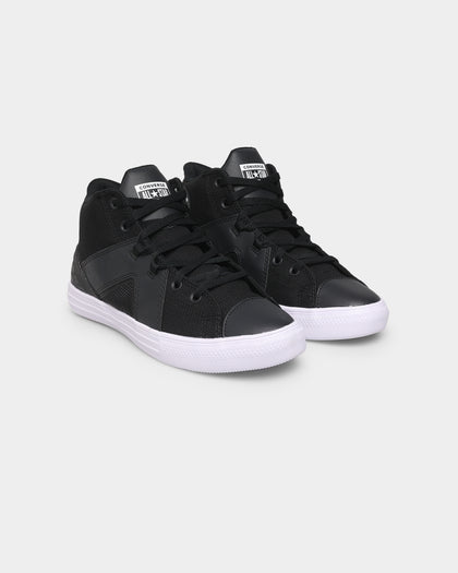 Converse Chuck Taylor All Star Flux Ultra Mid Black/Black/White ...