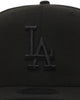 New Era Los Angeles Dodgers 9FIFTY High Crown Precurved Snapback Black/Black