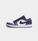 Jordan Men's Air Jordan 1 Low "Court Purple" Purple/Black/White