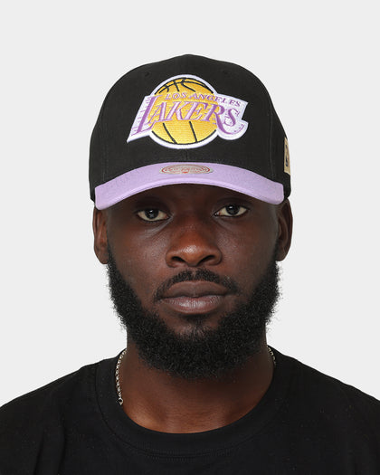 Mitchell & Ness Los Angeles Lakers Chin It Pro Crown Snapback Black