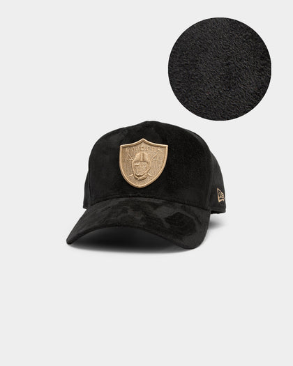 New Era Las Vegas Raiders 'Black/Tan Suede' 9FORTY K-Frame Strapback Black/Tan