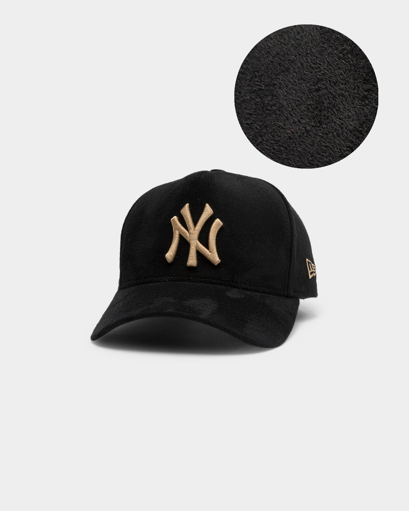 New Era New York Yankees 'Black/Tan Suede' 9FORTY K-Frame Strapback Black/Tan