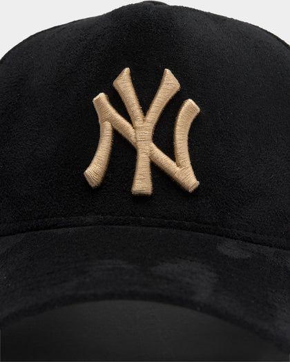 New Era New York Yankees 'Black/Tan Suede' 9FORTY K-Frame Strapback Black/Tan