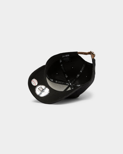 New Era New York Yankees 'Black/Tan Suede' 9FORTY K-Frame Strapback Black/Tan