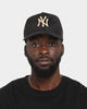 New Era New York Yankees 'Black/Tan Suede' 9FORTY K-Frame Strapback Black/Tan