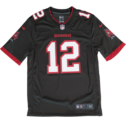 Nike Men's Tom Brady # 12 Tampa Bay Buccaneers NFL Game Jersey Deep Pewter