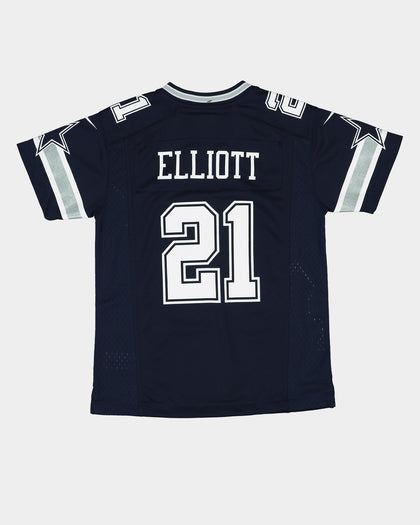 Nike Kid's Dallas Cowboys Ezekiel Elliott #21 NFL Game Jersey Navy