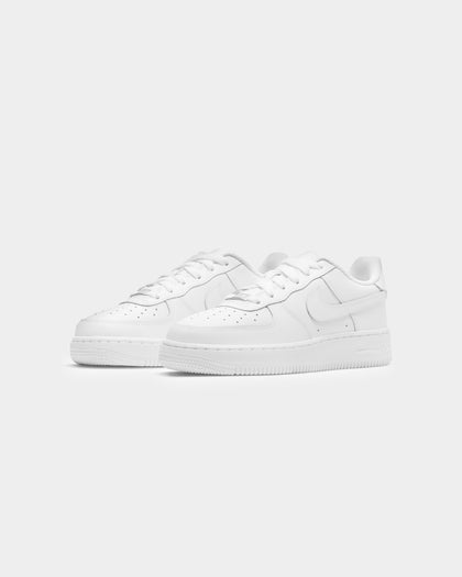Nike Kid's Air Force 1 LE (GS) White/White