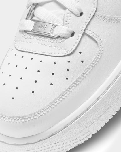 Nike Kid's Air Force 1 LE (GS) White/White