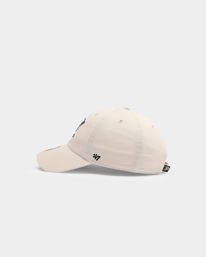 47 Brand Men's Anaheim Ducks Clean Up Strapback Natural/Black