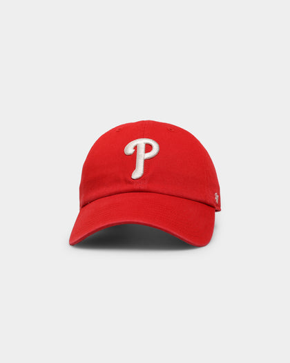 47 Brand Philadelphia Phillies 'Red Chili' Clean Up Strapback Red/Natural
