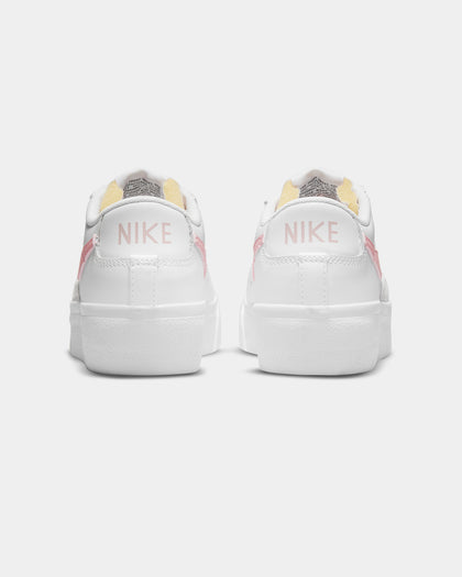 Nike Women's Blazer Low Platform White/Pink Glaze