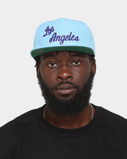 Mitchell & Ness Los Angeles Lakers 'Team Ground 2.0 Hardwood Classics' Fitted Blue