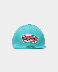 Mitchell & Ness San Antonio Spurs 'Team Ground 2.0 Hardwood Classics' Fitted Teal