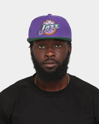 Mitchell & Ness Utah Jazz 'Team Ground 2.0 Hardwood Classics' Fitted Purple