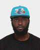 Mitchell & Ness Charlotte Hornets 'Team 2 Tone 2.0 Hardwood Classics' Fitted Teal