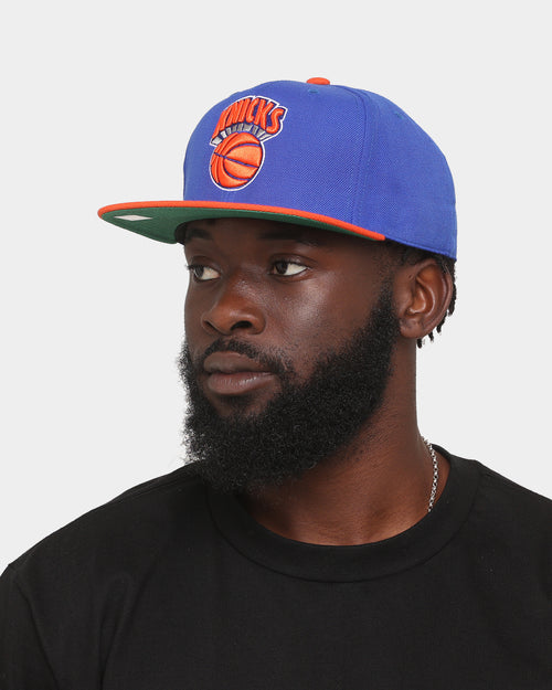 Mitchell & Ness New York Knicks 'Team 2 Tone 2.0 Hardwood Classics' Fitted Blue